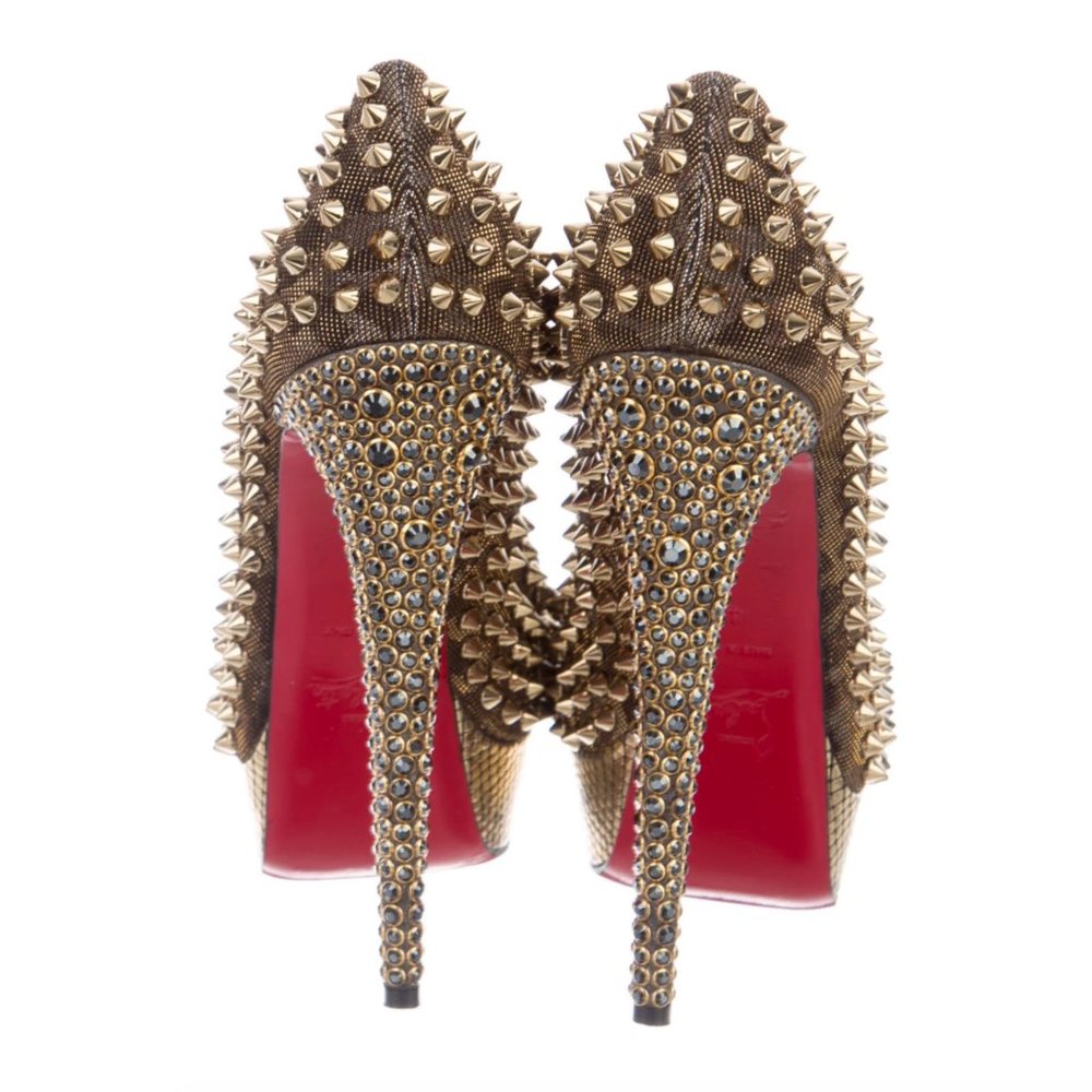 CHRISTIAN LOUBOUTIN Spike Accents Pumps